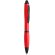 Bolígrafos con puntero táctil giratorio de plástico tinta azul Taiga Rojo