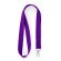 Lanyards baratos poliéster Host Purpura