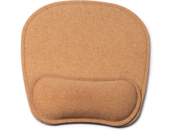 Alfombrilla ratón Alison corcho con almohadilla ergonómica Crudo detalle 3