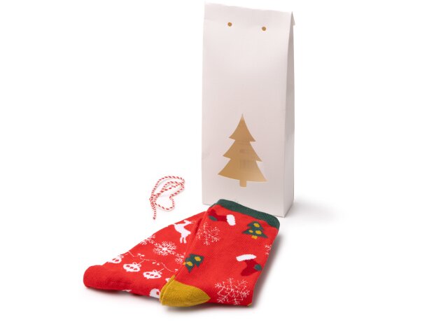 Set calcetines Frizer con caja de regalo personalizable Blanco detalle 1