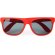 Gafas de sol serigrafiadas con montura en acabado mate y uv400 en pp Ariel Rojo