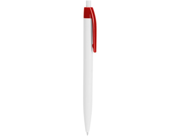Bolígrafo con nombre con pulsador unisex plástico tinta azul Rojo detalle 19