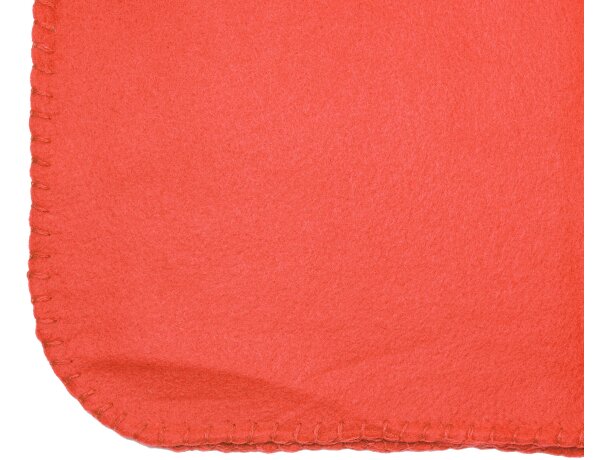 Manta para regalar tejido polar de poliéster 200 g/m2 Bering Rojo detalle 10