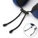 Almohadilla de viaje Destin con memoria estructural ajustable Negro detalle 1