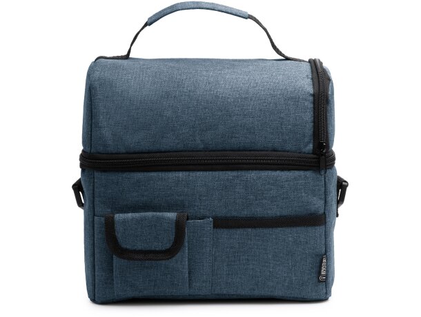 Bolsa nevera personalizada Kunes con bandolera acolchada RPET Denim vigore detalle 2