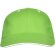Gorras béisbol cierre velcro de algodón 260 g/m2 Panel Verde oasis