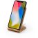 Cargador inalámbrico con soporte smartphone Gravity Bambu detalle 3