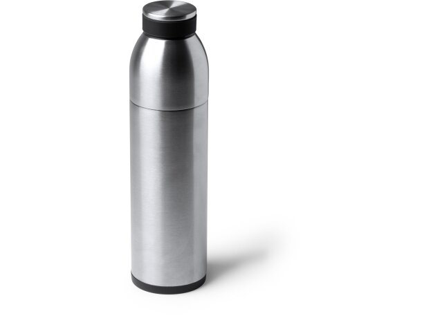 Bidón Bolt de acero inoxidable con vaso térmico desmontable Negro detalle 3