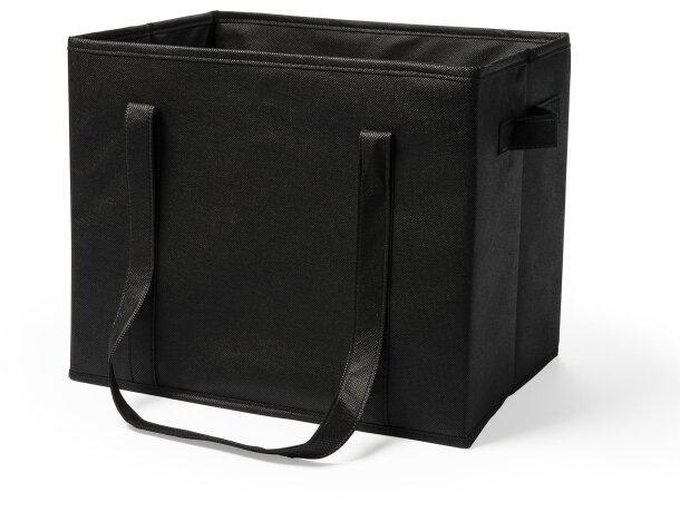 Organizador de maletero para propaganda non-woven con correa de transporte Rifter Negro detalle 2