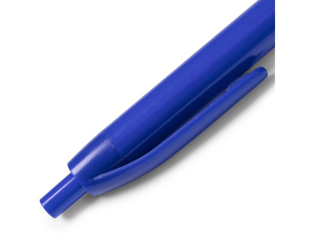 Bolígrafos con nombre para empresas con pulsador tinta 2 colores Stix Blanco detalle 2