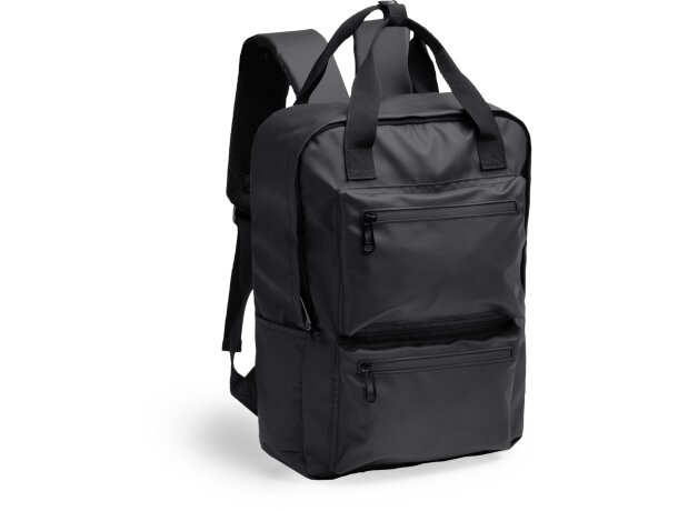 Mochila Rusel con compartimento acolchado para portátil 16 Negro detalle 4