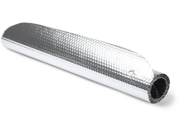 Parasol Ferve plata con diseño burbuja sin ribete para coche Plata detalle 2