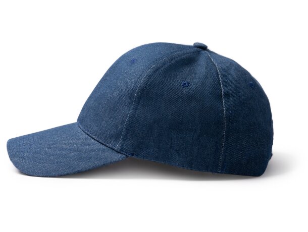 Gorras béisbol 6 paneles de denim vaquero Isbud Vaquero detalle 1