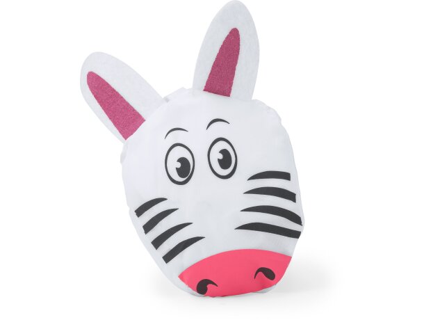 Mochila infantil poliéster 190T Zebra detalle 1