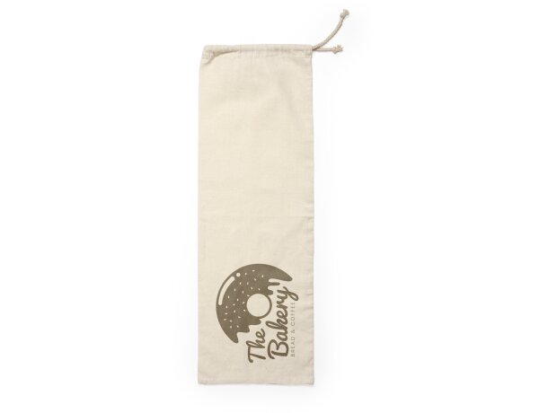 Bolsa de algodón formato para pan de 105 g/m2 Baguette Crudo detalle 1