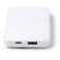 Powerbank de 5000 mah con detalles en bambú Gunder Blanco detalle 3