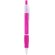 Bolígrafos originales con pulsador translúcido y tinta azul Ontario Fucsia