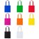 Bolsas de algodón personalizadas de asas largas reforzadas a color 105 g/m2 Blanco detalle 1
