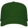 Gorras béisbol con cierre ajustable velcro de algodón 170 g/m2 Uranus Verde oscuro