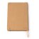 Libretas ecológicas con tapa de paja natural Bolger y 80 hojas lisas Crudo detalle 3