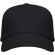 Gorras béisbol con cierre ajustable velcro de algodón 170 g/m2 Uranus Negro detalle 9