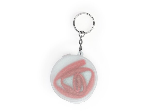Estuche llavero pp con pajita de silicona Rojo detalle 10