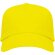 Gorras béisbol con cierre ajustable velcro de algodón 170 g/m2 Uranus Amarillo detalle 13