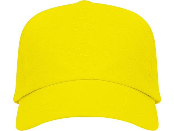 Gorras béisbol con cierre ajustable velcro de algodón 170 g/m2 Uranus Amarillo detalle 13