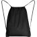 Mochila de cuerdas de poliéster 210D multiusos 70 g/m2 Negro detalle 5