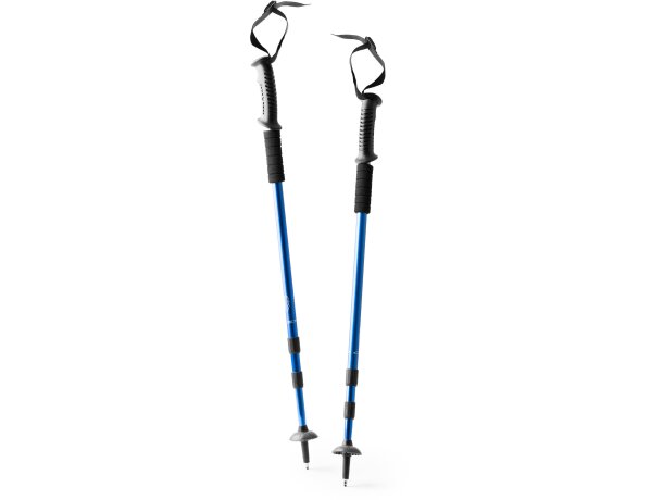 Set bastones trekking Vulcan aluminio con sistema amortiguación Negro detalle 9