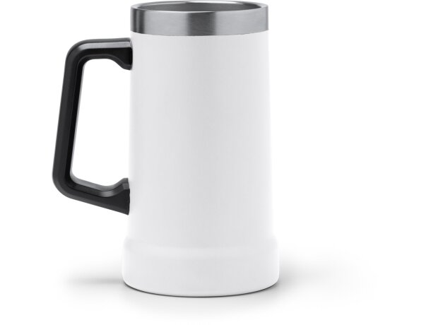 Jarra Ronin de acero inoxidable 304 reciclado con doble pared Blanco detalle 3