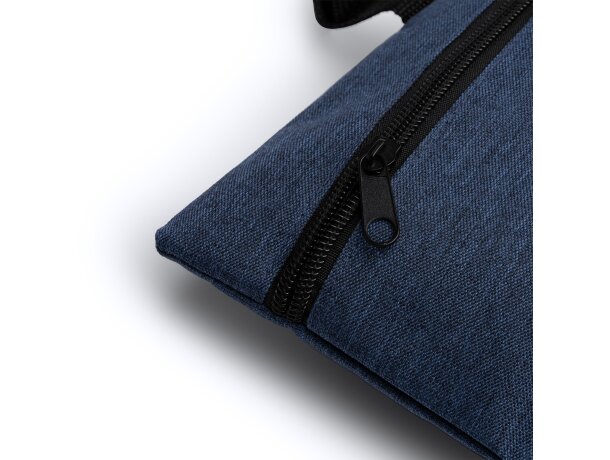 Portadocumentos Draper de poliéster reciclado con cremallera Negro detalle 2