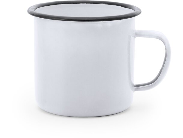 Taza ANON Blanco/blanco detalle 5