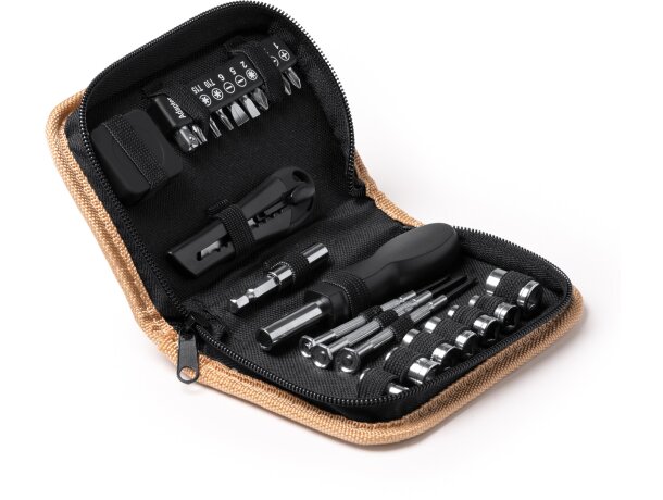 Set herramientas promocional estuche de corcho Decker Crudo detalle 5