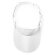 Visera personalizado con cierre velcro en microfibra Wizer Blanco detalle 4