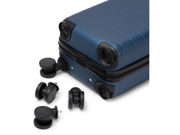 Trolley Vigo de ABS con ruedas giratorias 360° extraíbles Negro detalle 1