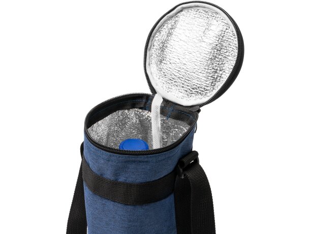 Nevera botella Yonek con aislamiento térmico y cinta ajustable Negro vigore detalle 1