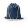 Mochila saco tejido vaquero y cuerdas de algodón Vaquero detalle 2