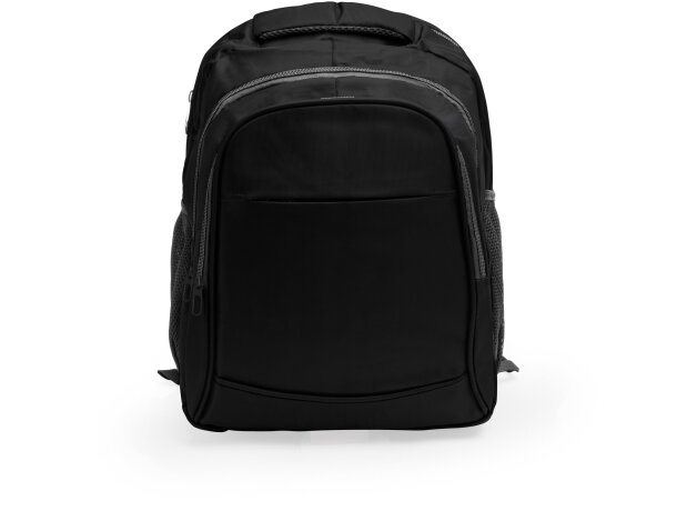 Mochila Mardok nylon 600d acolchada portátil cremalleras Gris vigore detalle 16