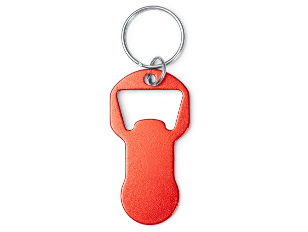 Llavero Tagan de aluminio reciclado con abridor de carrito Negro detalle 3