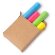 Set marcadores Rotux crudo con 4 colores en caja kraft Crudo detalle 1