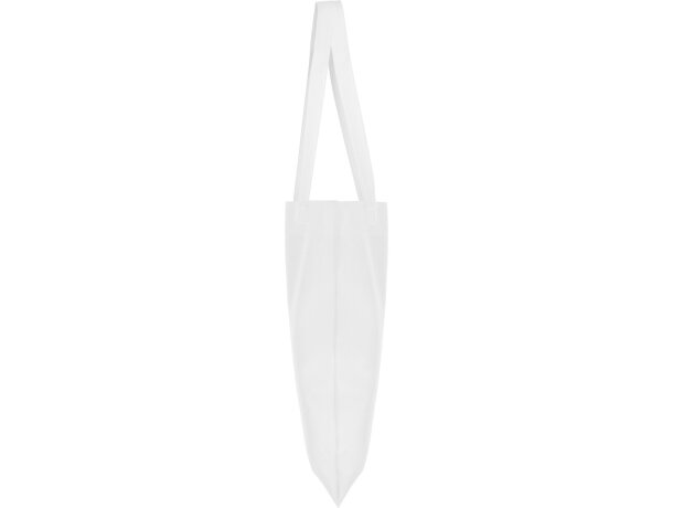 Bolsa tejido no tejido polipropileno sin fuelle 80 g/m2 Blanco detalle 6