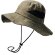 Gorro Kenia tipo safari con ventilación y cinta ajustable Negro detalle 2