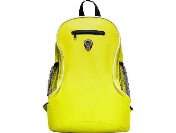 Mochila infantil deportiva poliéster Misuri Amarillo detalle 12