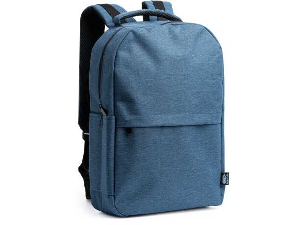 Mochila infantil rPET 600D Gregor Negro detalle 5