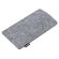 Funda gafas Yoman en fieltro reciclado sostenible Gris detalle 4