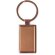 Llavero Noah rectangular metal cobre grabable