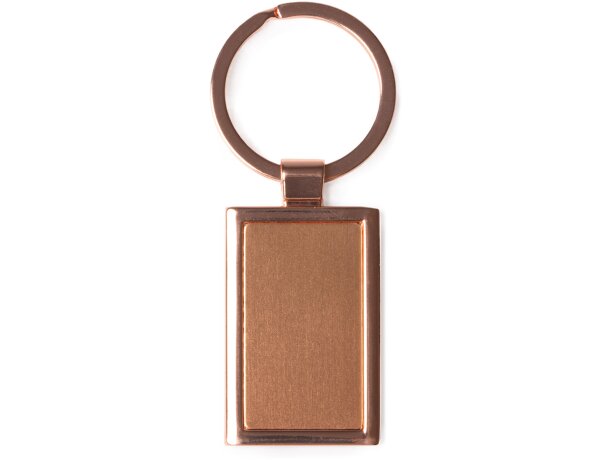 Llavero Noah rectangular metal con recubrimiento de cobre Rectangular detalle 4