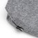 Neceseres personalizables con cremalllera fieltro reciclado Avira Gris detalle 1