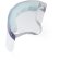 Máscara facial Cohn de PET antivaho con ajuste acolchado Blanco detalle 1